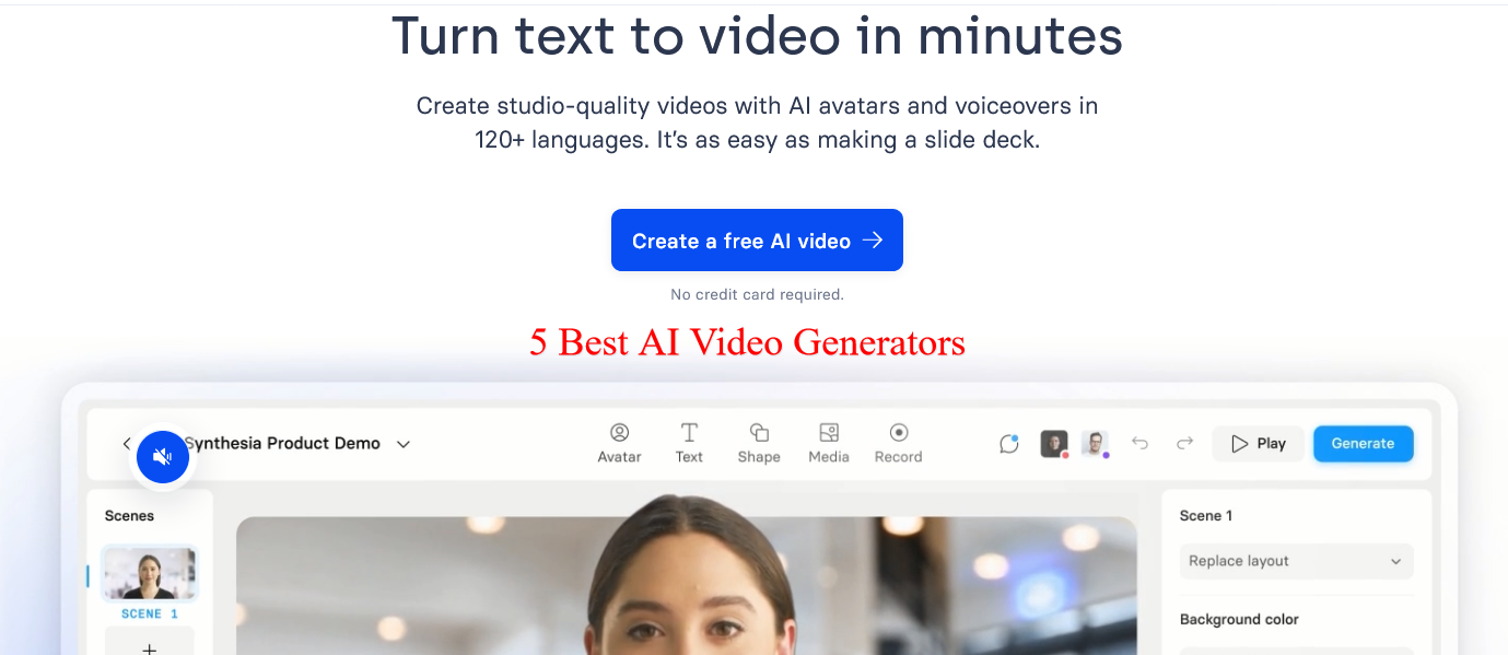 5 Best AI Video Generators 2024
